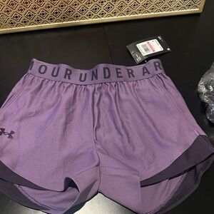 Under Armour Women's Athletic Shorts in Purple